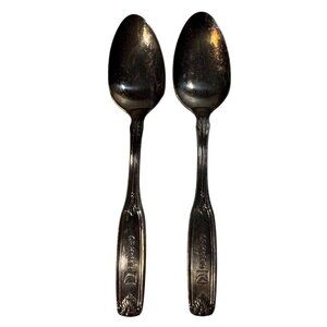 CP Hotels Spoons 6" Canadian Pacific Lot of 2 Elegant Design